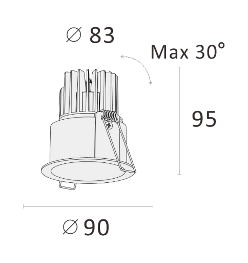 tunable Geber (DALI-2 Downlight)